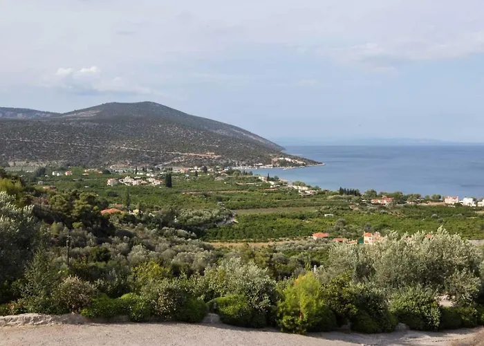 Lägenhet Epidavros Villas - Elia Garden Retreat With Shared Pool Nea Epidhavros